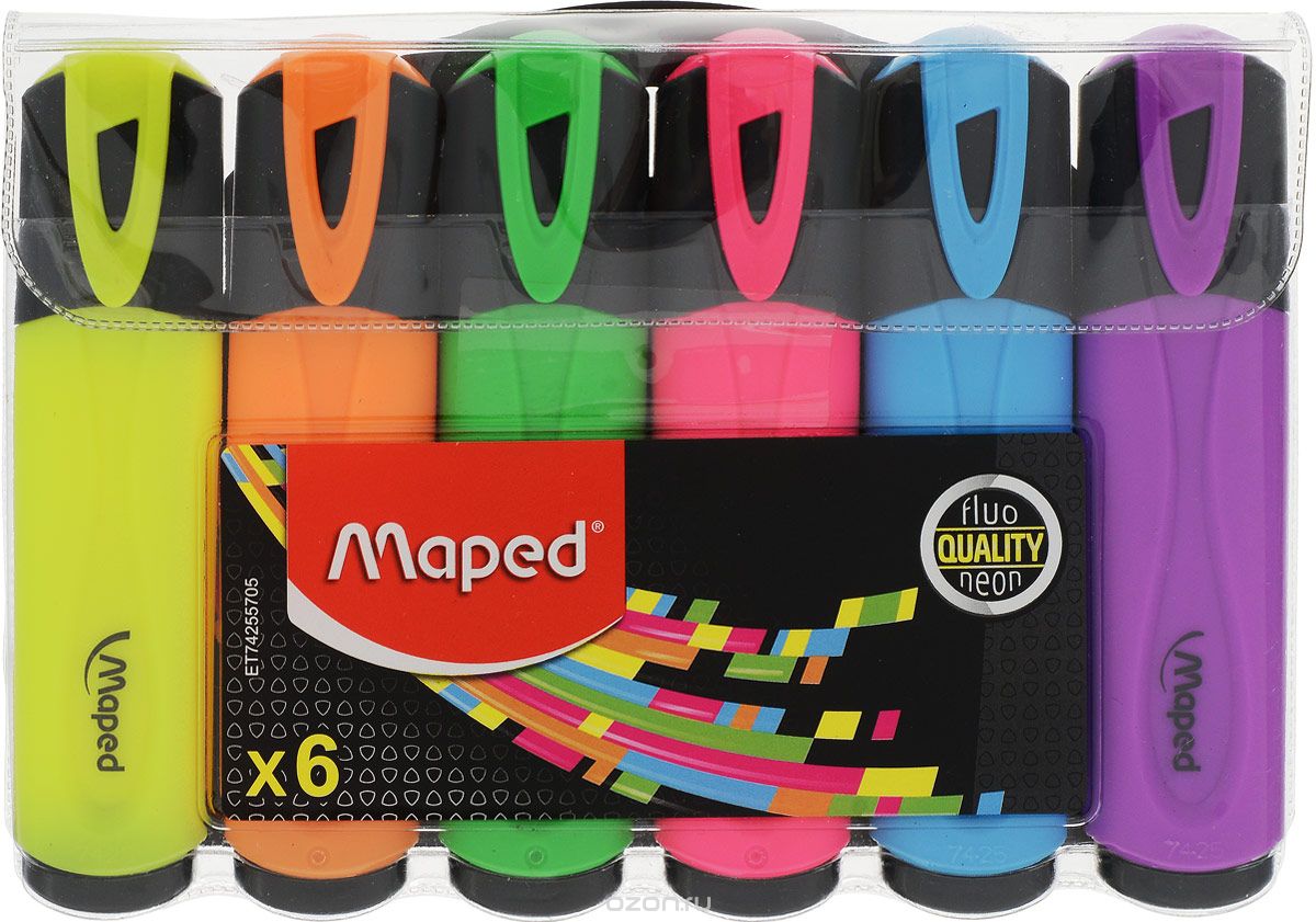 Maped   Fluo Pep'S 6 