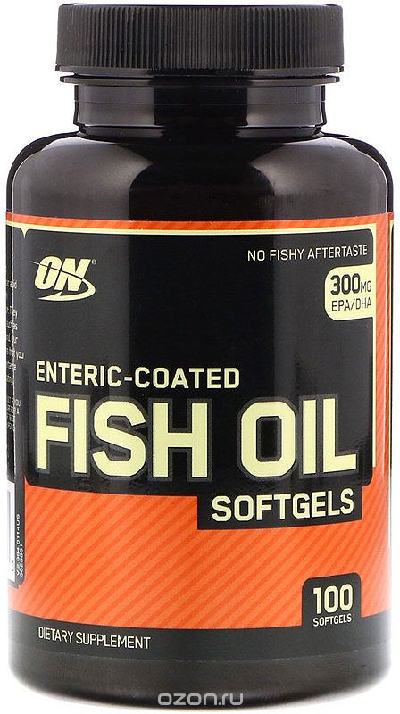   Optimum Nutrition Fish Oil Softgels, 100 