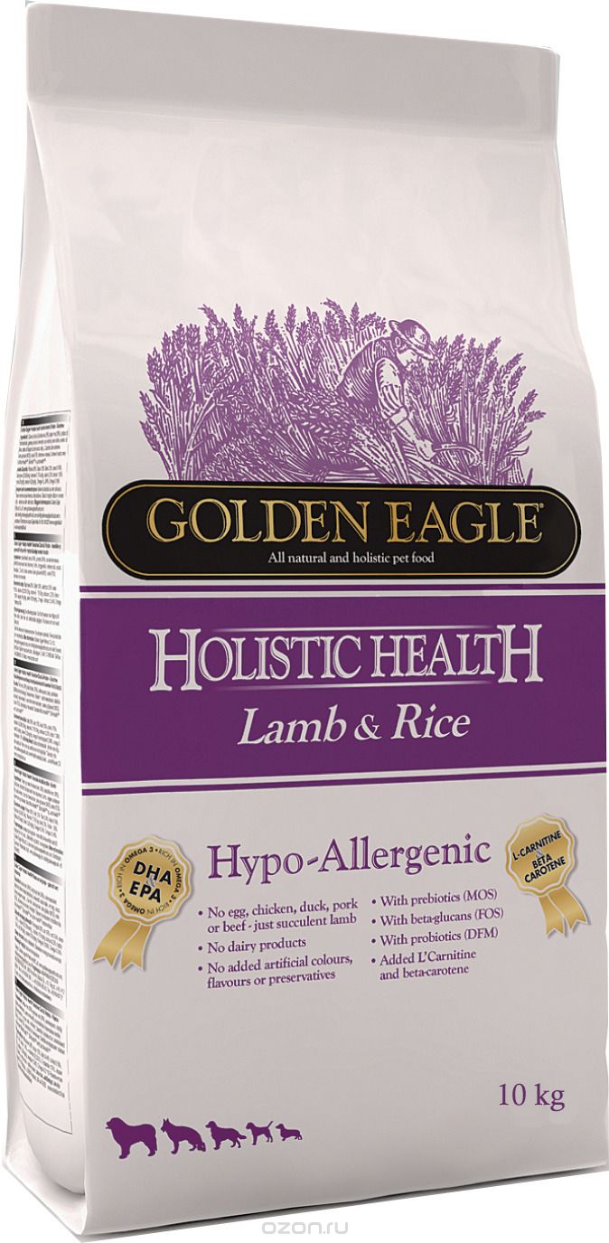   Golden Eagle Holistic Dog Adult Hypo-Allergenic Lamb&Rice,   ,     , 10 